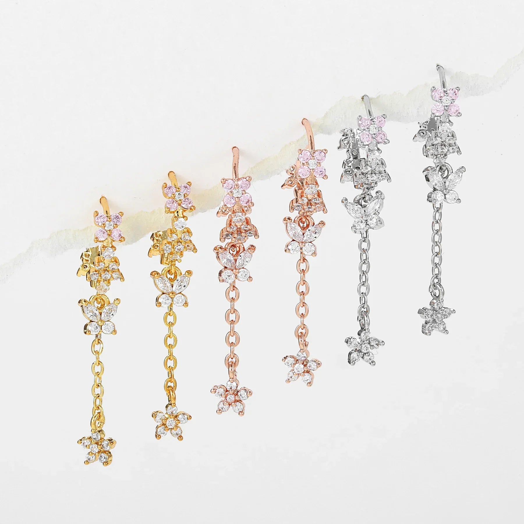 Tassel Water Drop Earrings - Viexta
