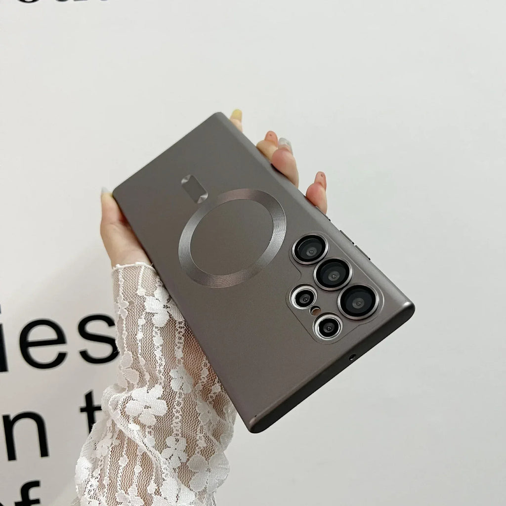 Advanced Metal Paint Magnetic Samsung Cover - Viexta