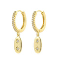 Octagonal Groove Earrings - Viexta
