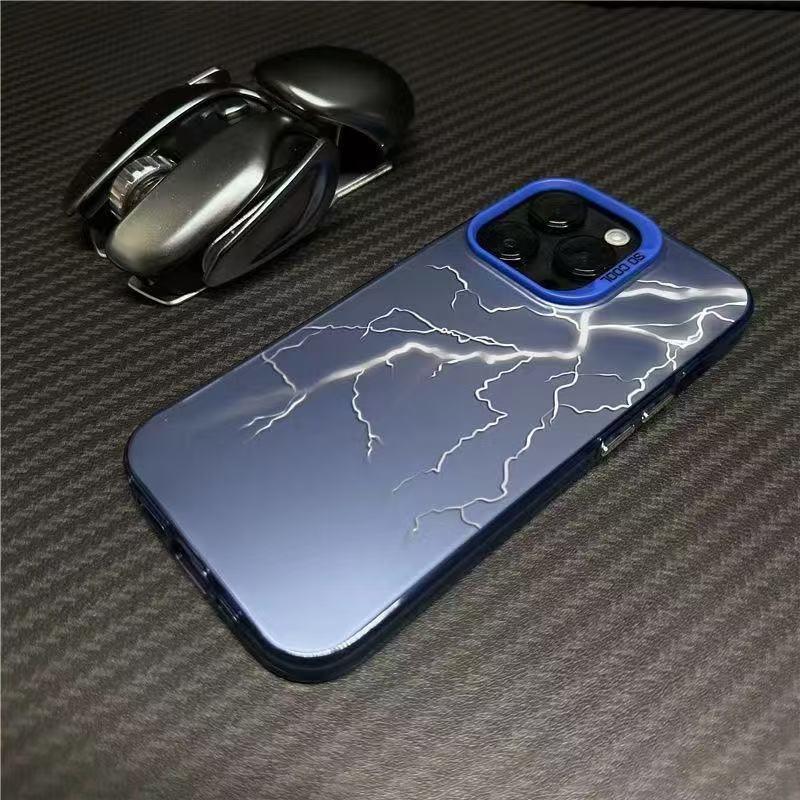Silver Lightning iPhone Case - Viexta
