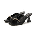 Classy Rhinestone Heels - Viexta