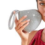 Handmade Rhinestone Portable Purse - Viexta