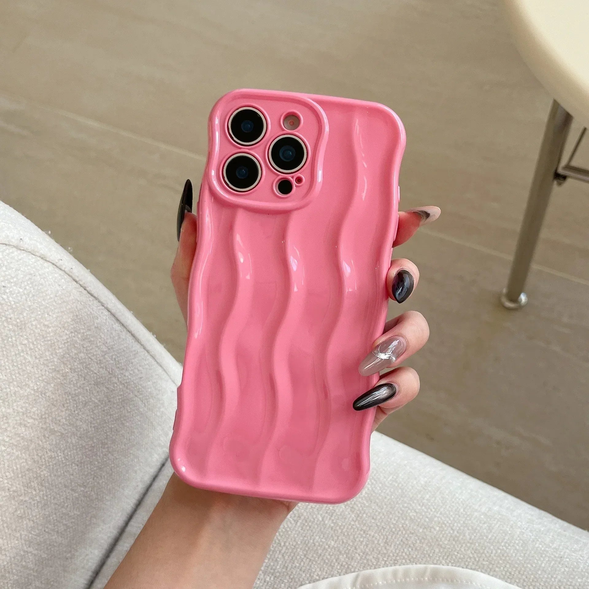 High-grade Wave Stripes iPhone Case - Viexta