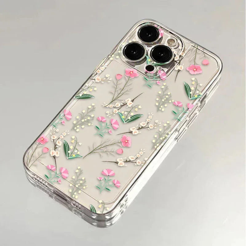 Small Floral Silicone iPhone Case - Viexta