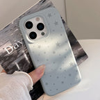 Minimally Designed Ins Grey Star Silicone iPhone Case