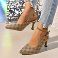 French Closed Toe High Heels - Viexta