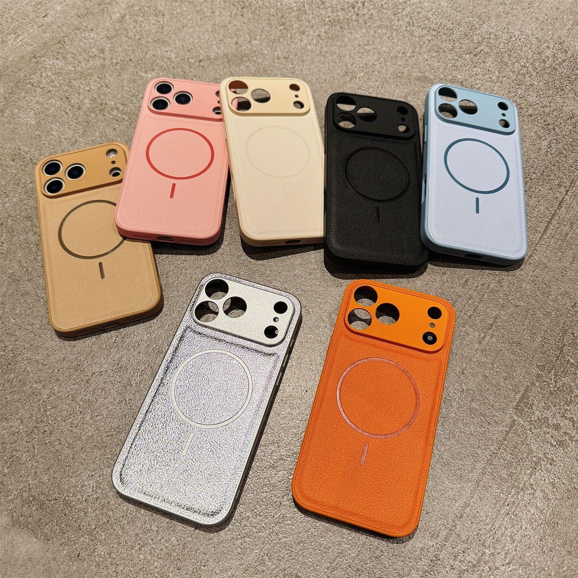 Magnetic Suction Hole Protective Sleeve iPhone Case - Viexta