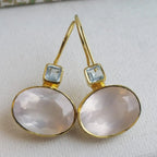 exaggerated-geometry-crystal-glass-long-earrings - Viexta
