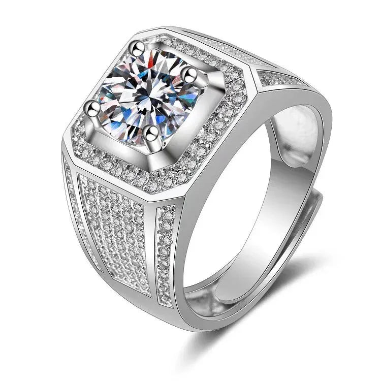 Six-claw 1 Karat Engagement Ring - Viexta