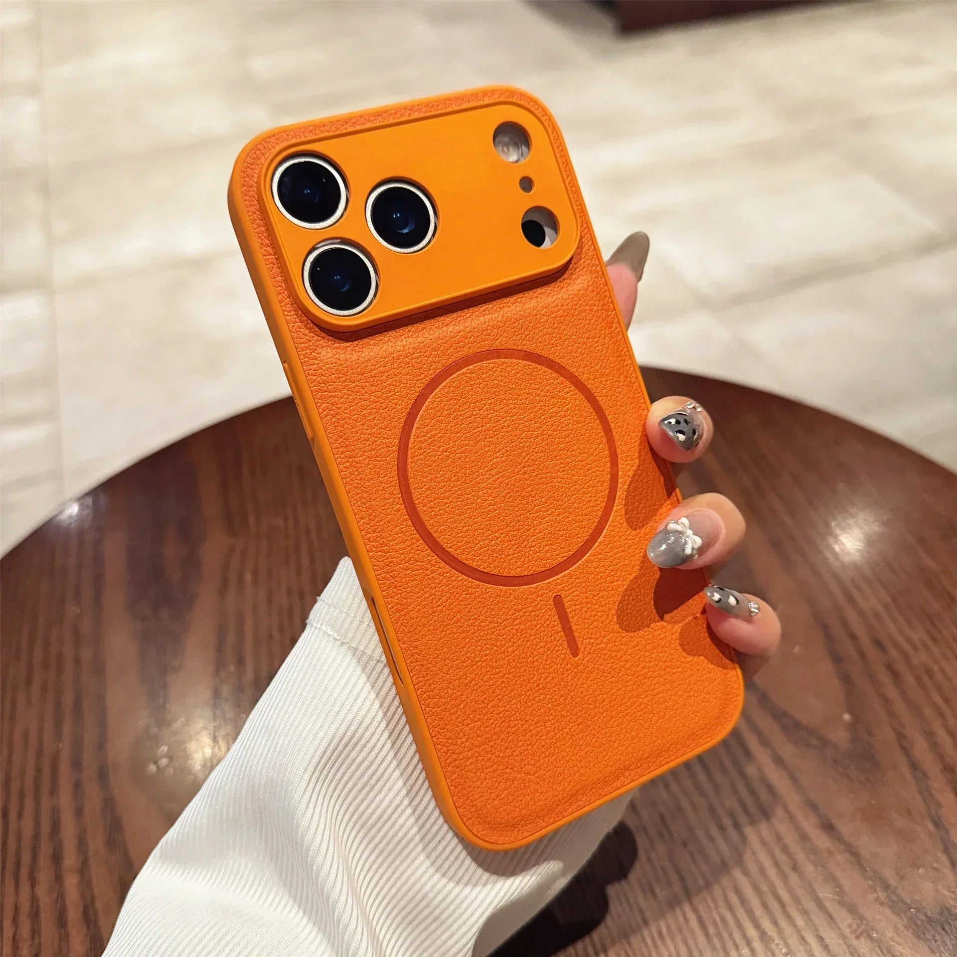 Magnetic Suction Hole Protective Sleeve iPhone Case - Viexta