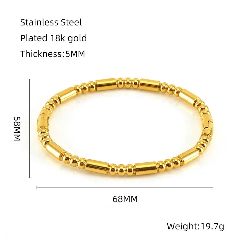 Bamboo Titanium Steel Bracelet - Viexta
