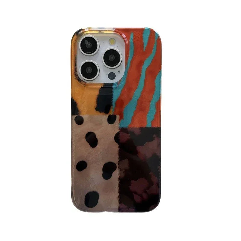 colored-mosaic-leopard-iphone-case - Viexta