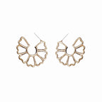 Fashion Hollow Flower Earrings - Viexta