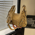 Denim Women's Western Style Bag - Viexta
