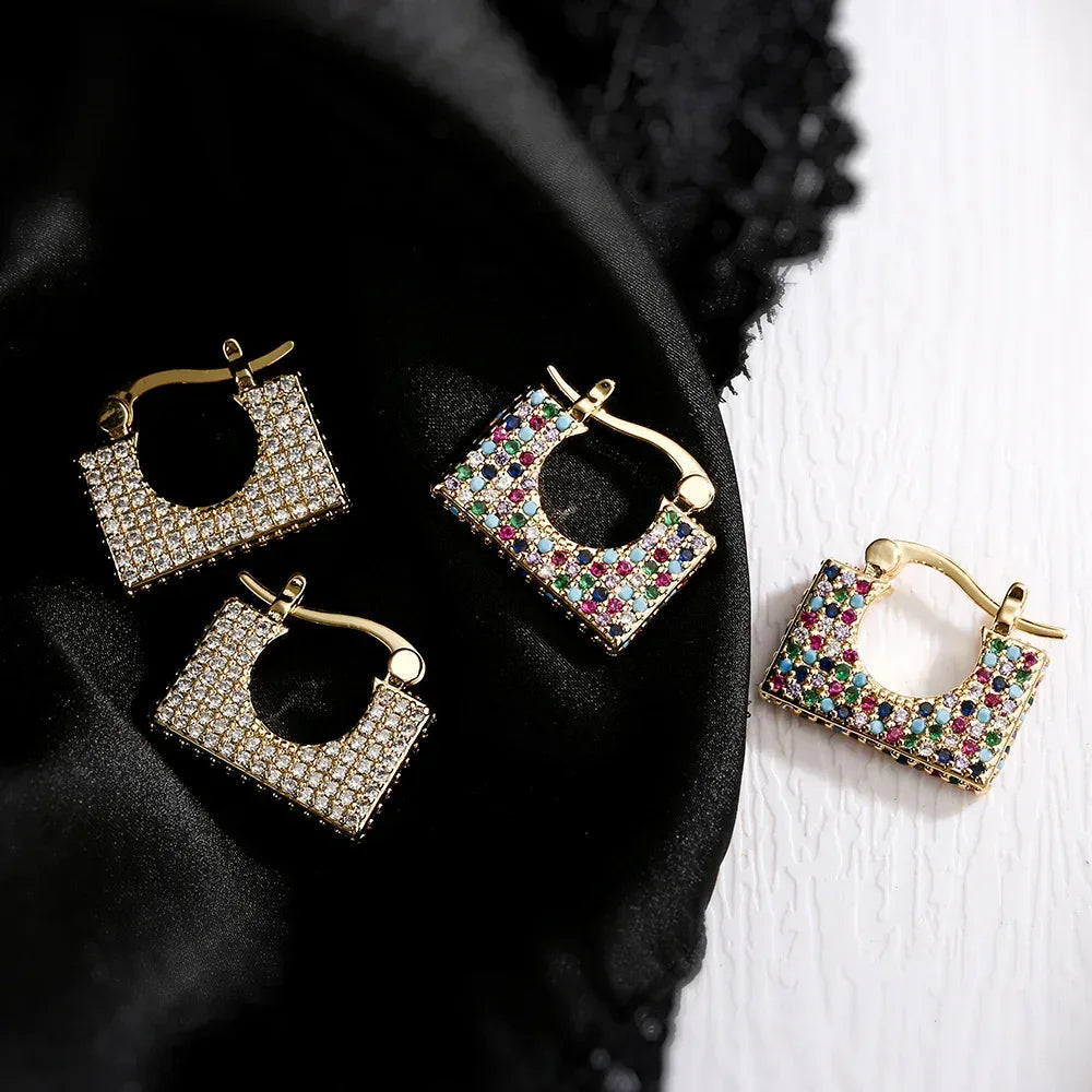 gold-plated-zircon-earrings-for-women - Viexta