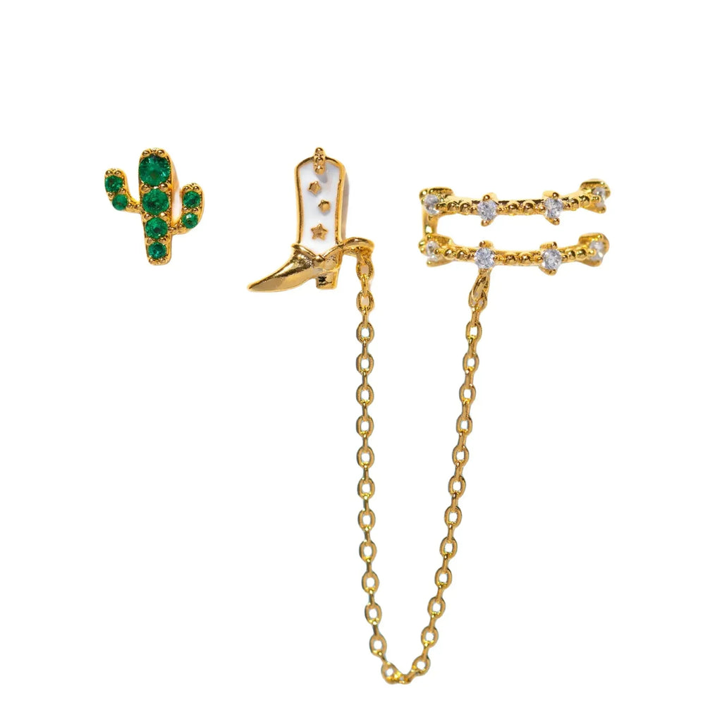 Oil Dripping Tassel Ear Clip - Viexta