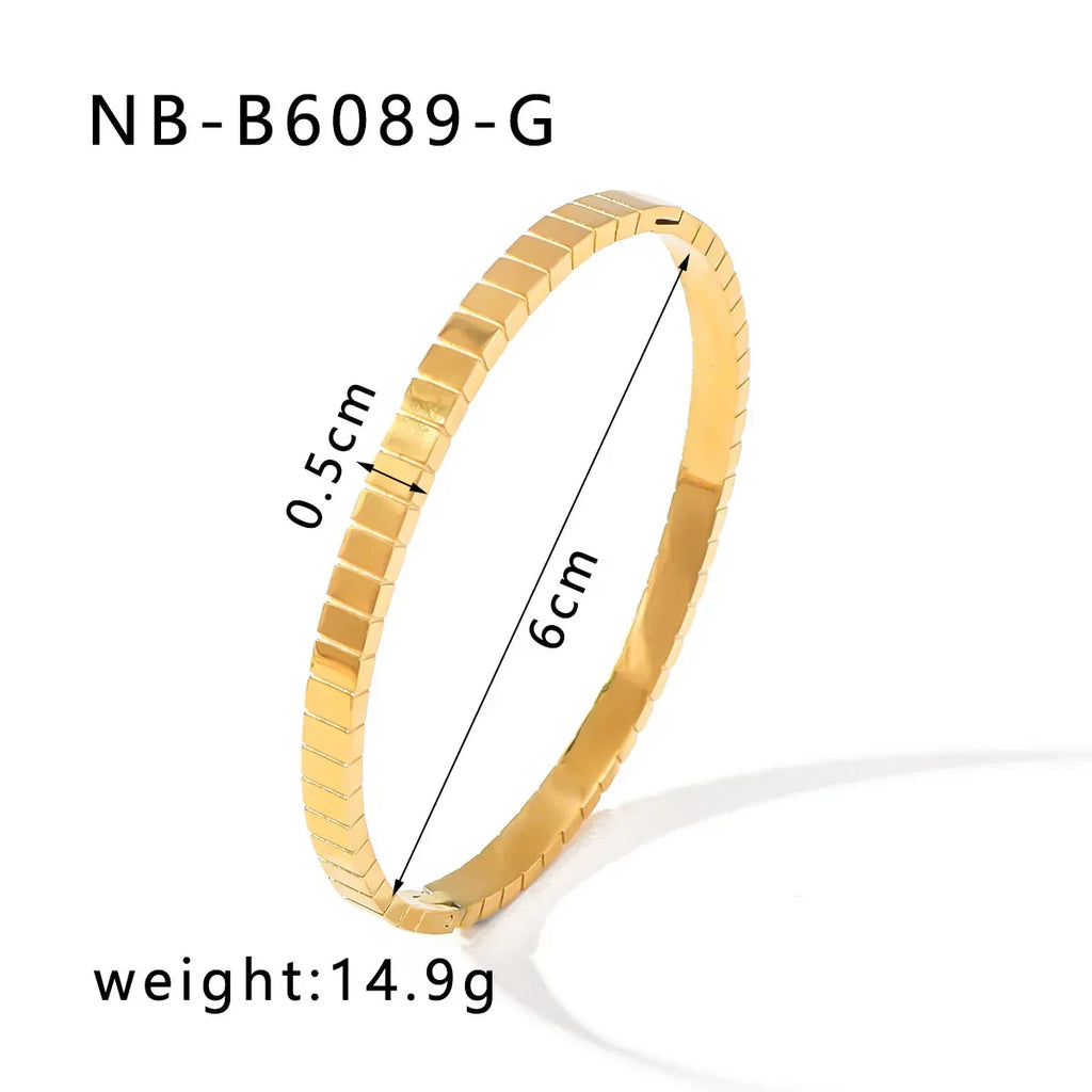 zircon-titanium-steel-electroplated-bracelet - Viexta