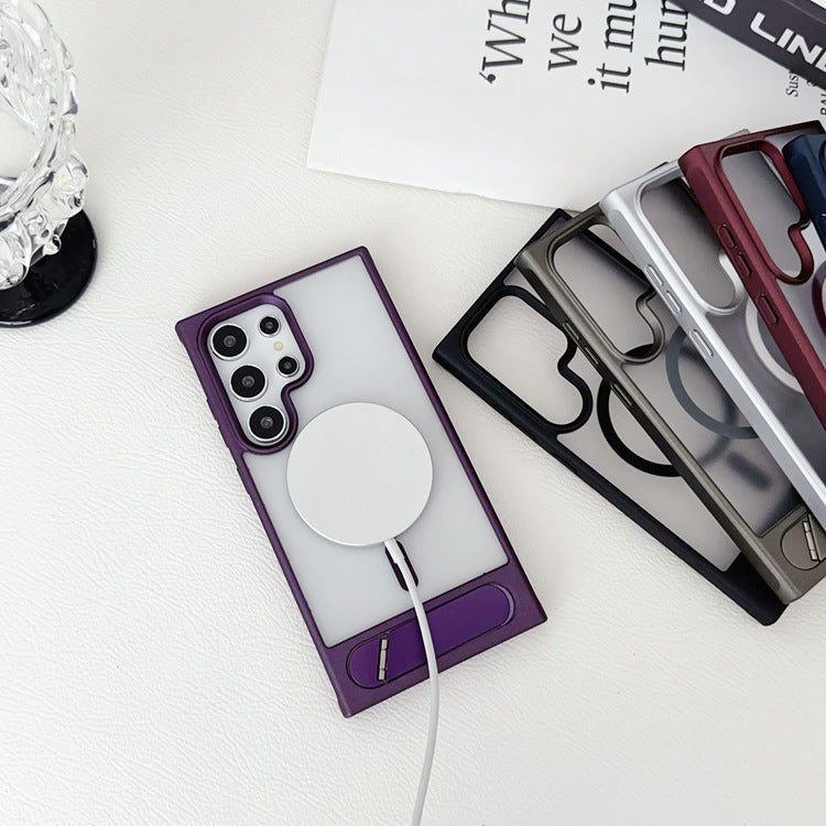 Folding Metal Bracket Samsung Phone Case