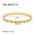zircon-titanium-steel-electroplated-bracelet - Viexta