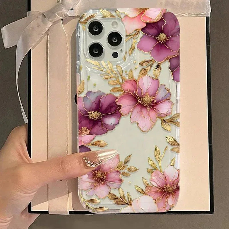 Purple Flowers iPhone Case - Viexta