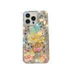 Flower Bow Rhinestone Tie Shell iPhone Case - Viexta