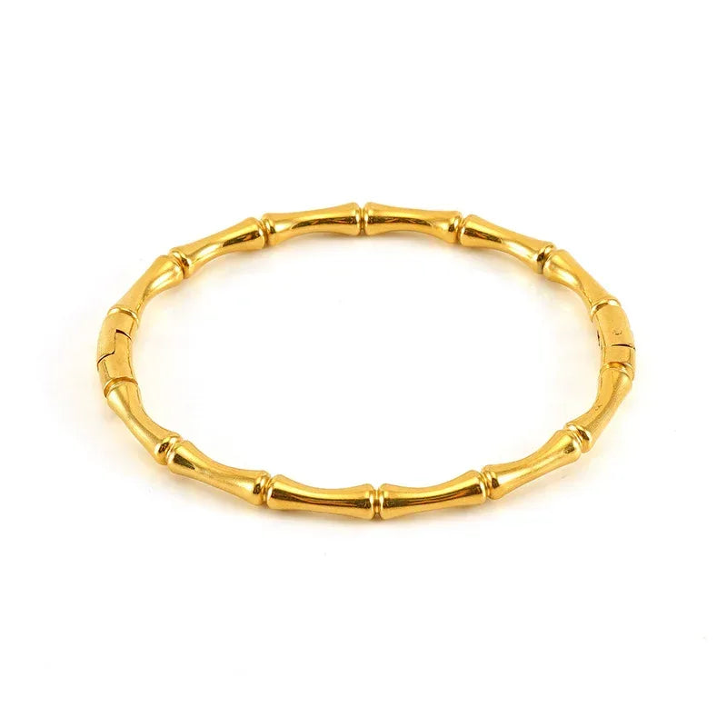 Bamboo Titanium Steel Bracelet - Viexta