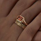 Gold Three-piece Ring - Viexta