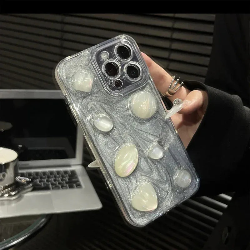 Cement Gray Mirror iPhone Case - Viexta
