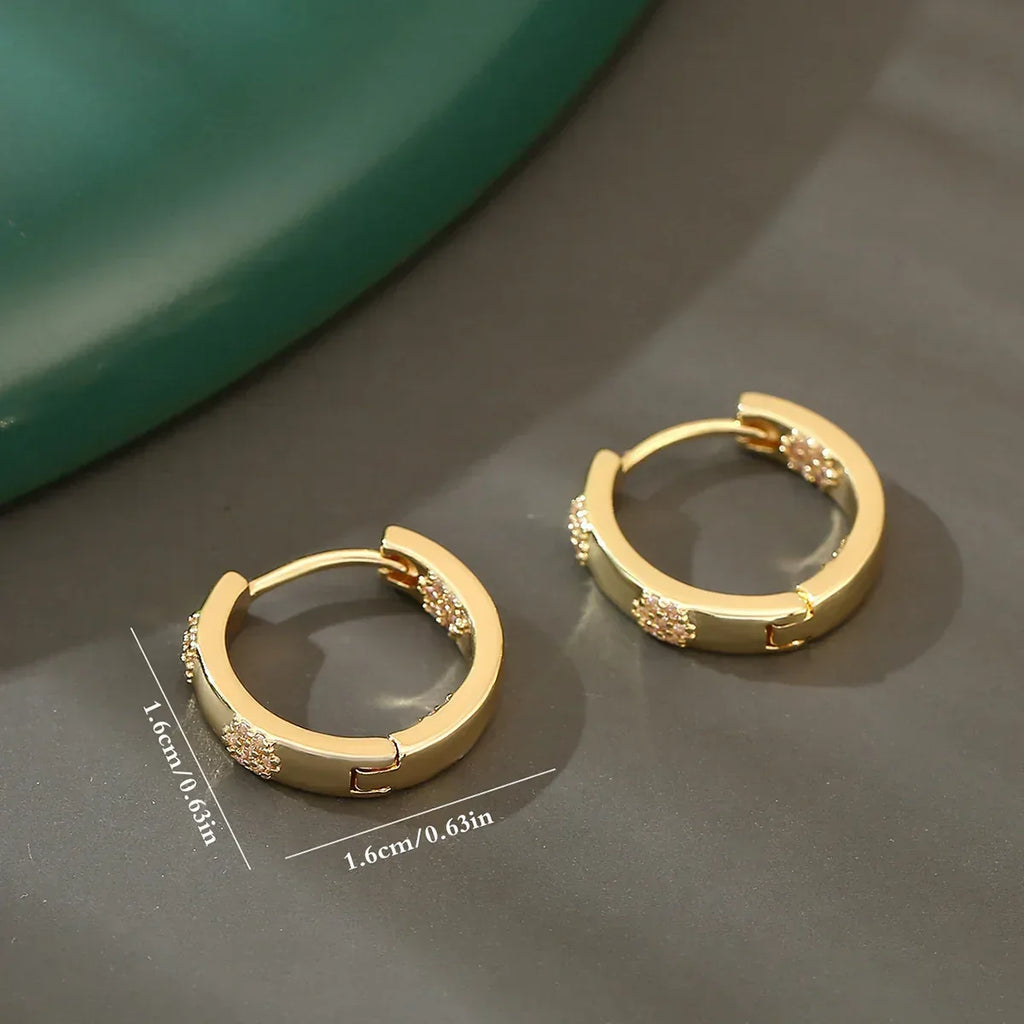 retro-matching-round-ear-clip-earrings - Viexta