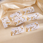 Titanium Steel Earrings Set