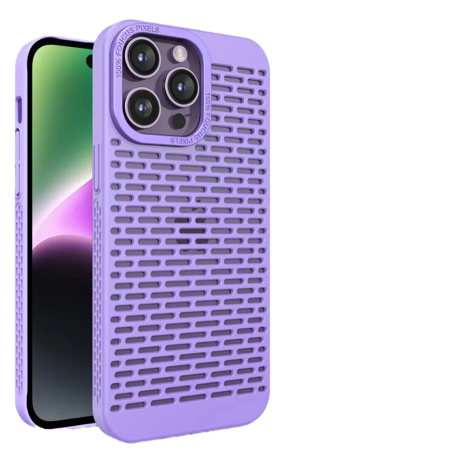Mesh Breathable Heat Dissipation Metal Frame IPhone Case - Viexta