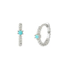 Round Rhinestone Earrings - Viexta