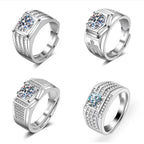 Six-claw 1 Karat Engagement Ring - Viexta