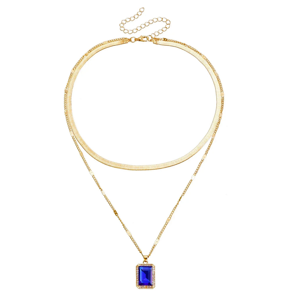 Snake Collar-Bone Double-layer Clavicle Chain - Viexta