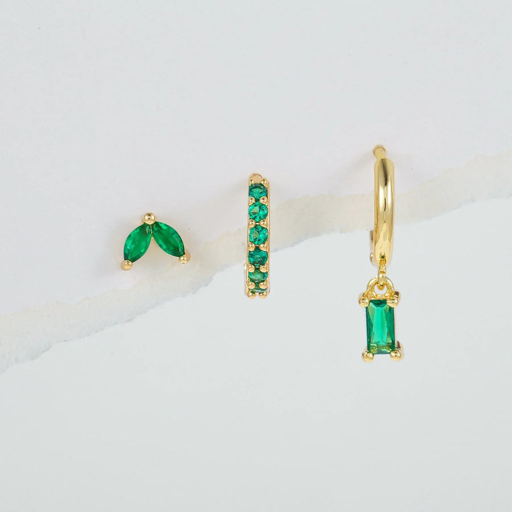 3piece Zircon Ear Clip - Viexta