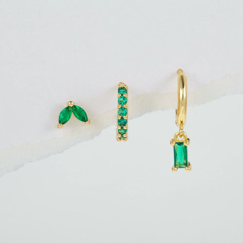 3piece Zircon Ear Clip - Viexta