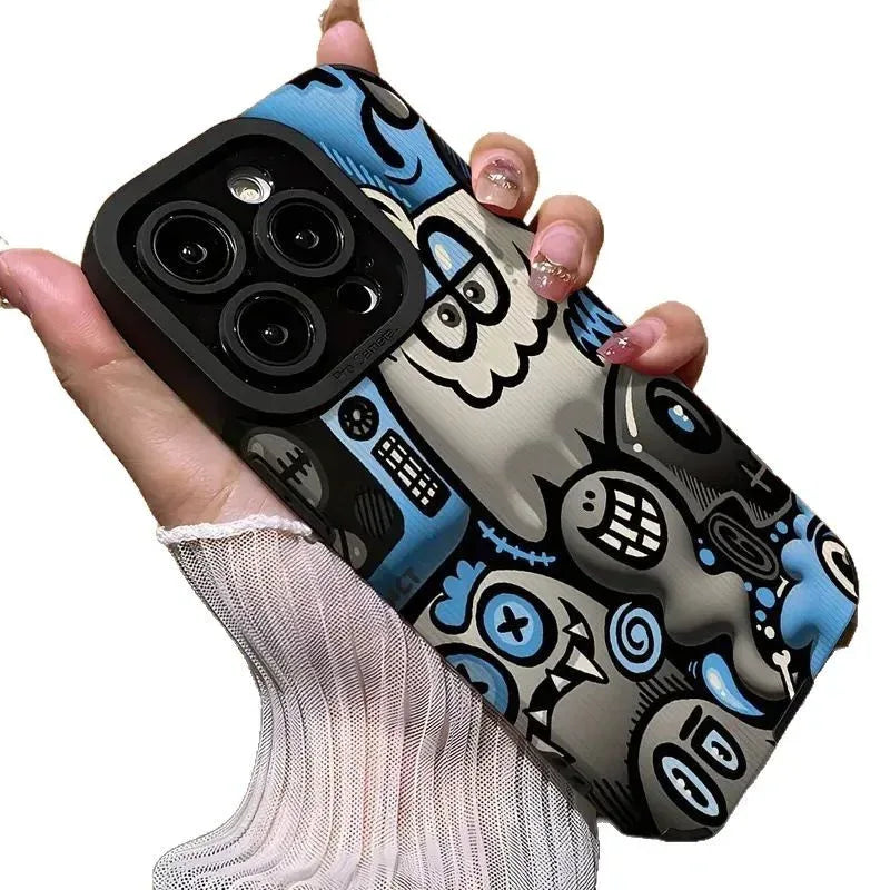 Little Monster Graffiti iPhone Case - Viexta