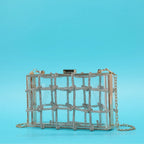 Ladies Shiny Acrylic Transparent Bag - Viexta