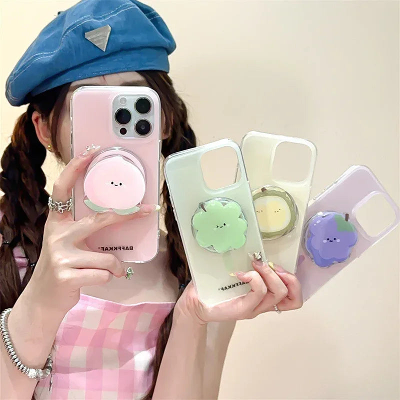 Solid Color Fruit Magnetic iPhone Case - Viexta