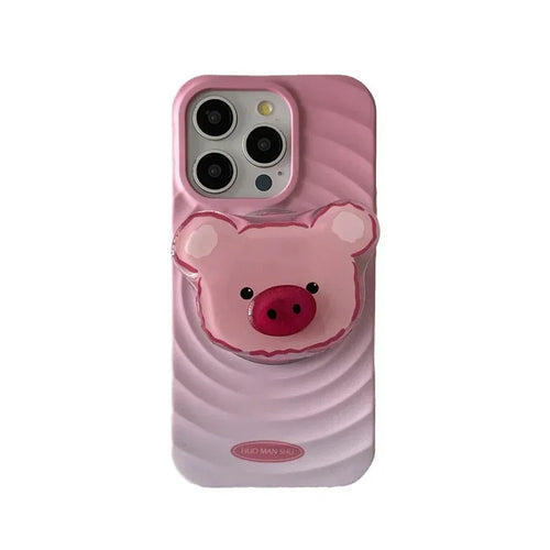 Blooming Rotary Magnetic Adhesive Bracket iPhone Case - Viexta