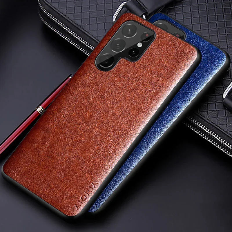 PU Leather Samsung Phone Case - Viexta