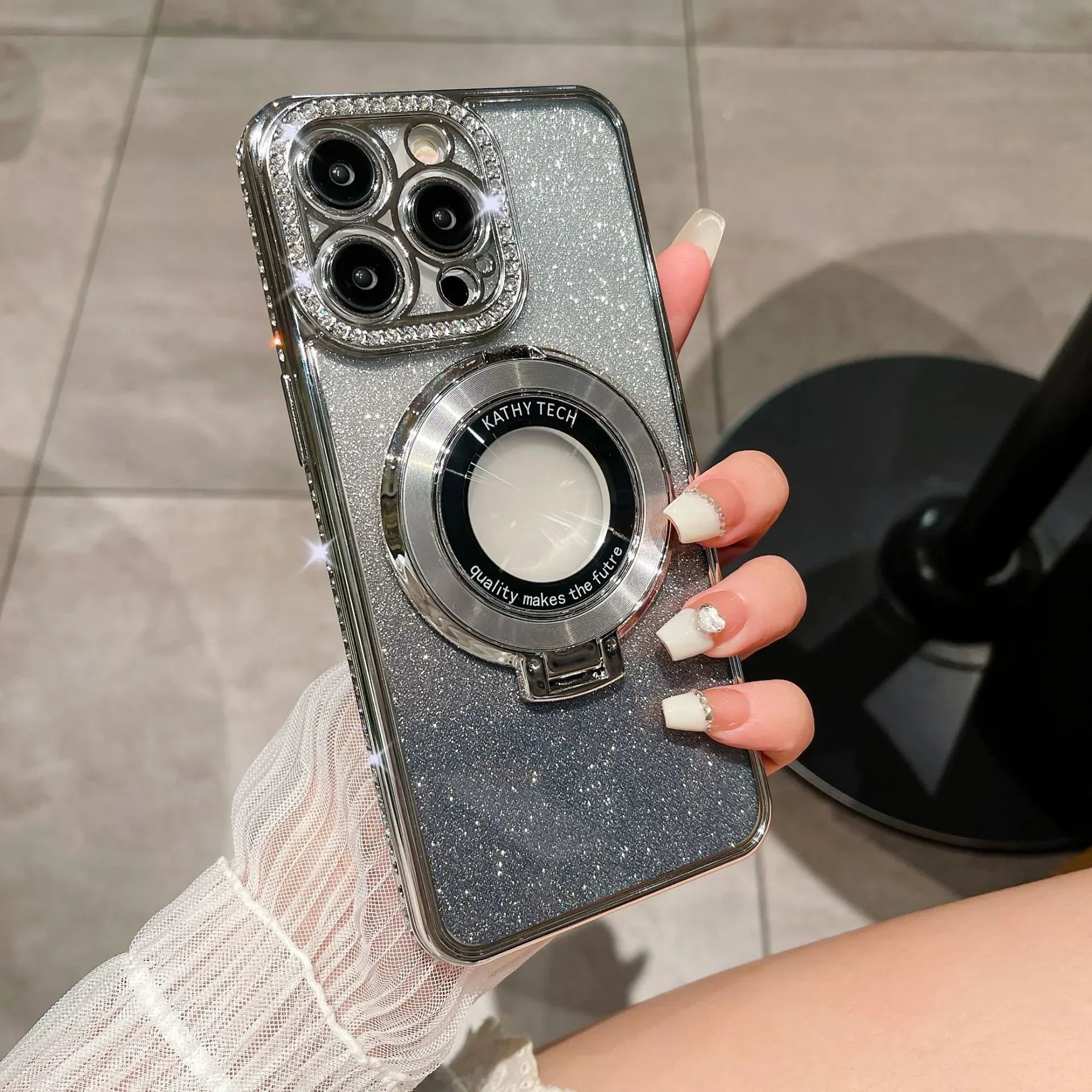 Luxury Rhinestone Glitter iPhone Case - Viexta