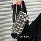 Silver Heart Shape Mirror Chain iPhone Case - Viexta