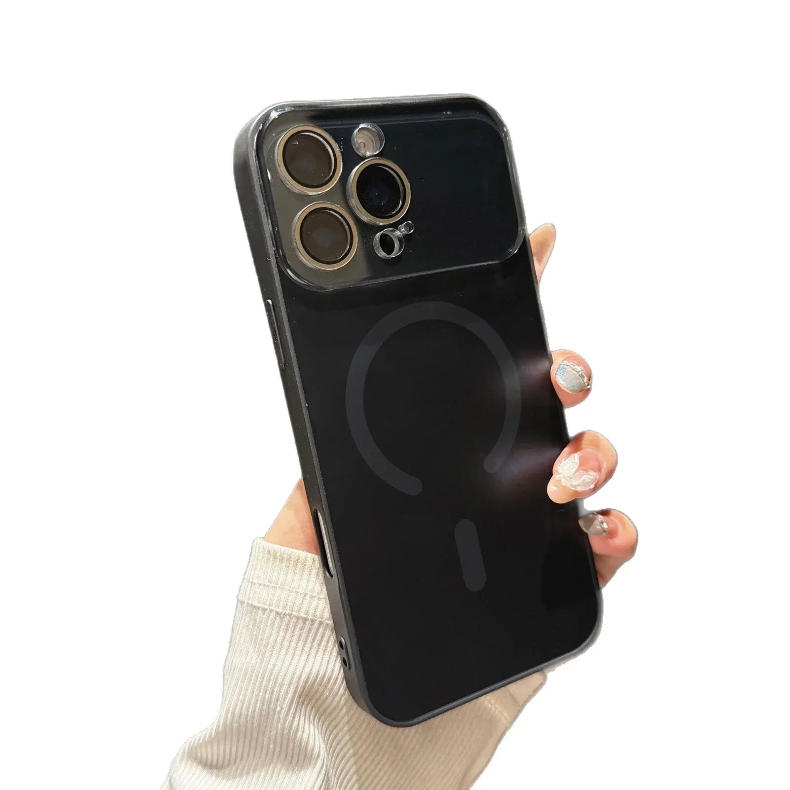 Large Window Frosted Magnetic iPhone Case - Viexta