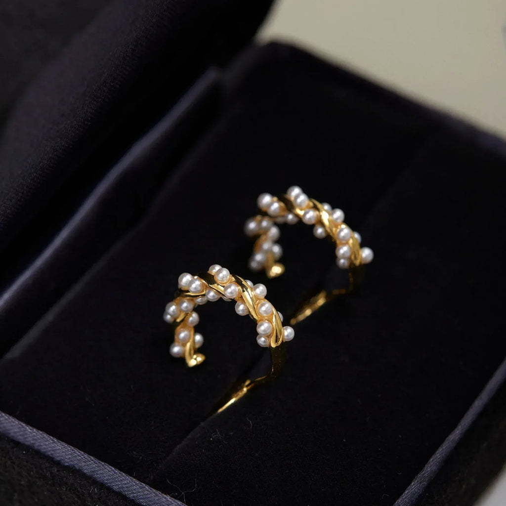 Pearl Coil Earring - Viexta