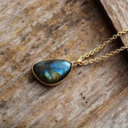 Natural Stone Pendant Necklace - Viexta