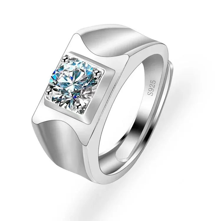 Six-claw 1 Karat Engagement Ring - Viexta