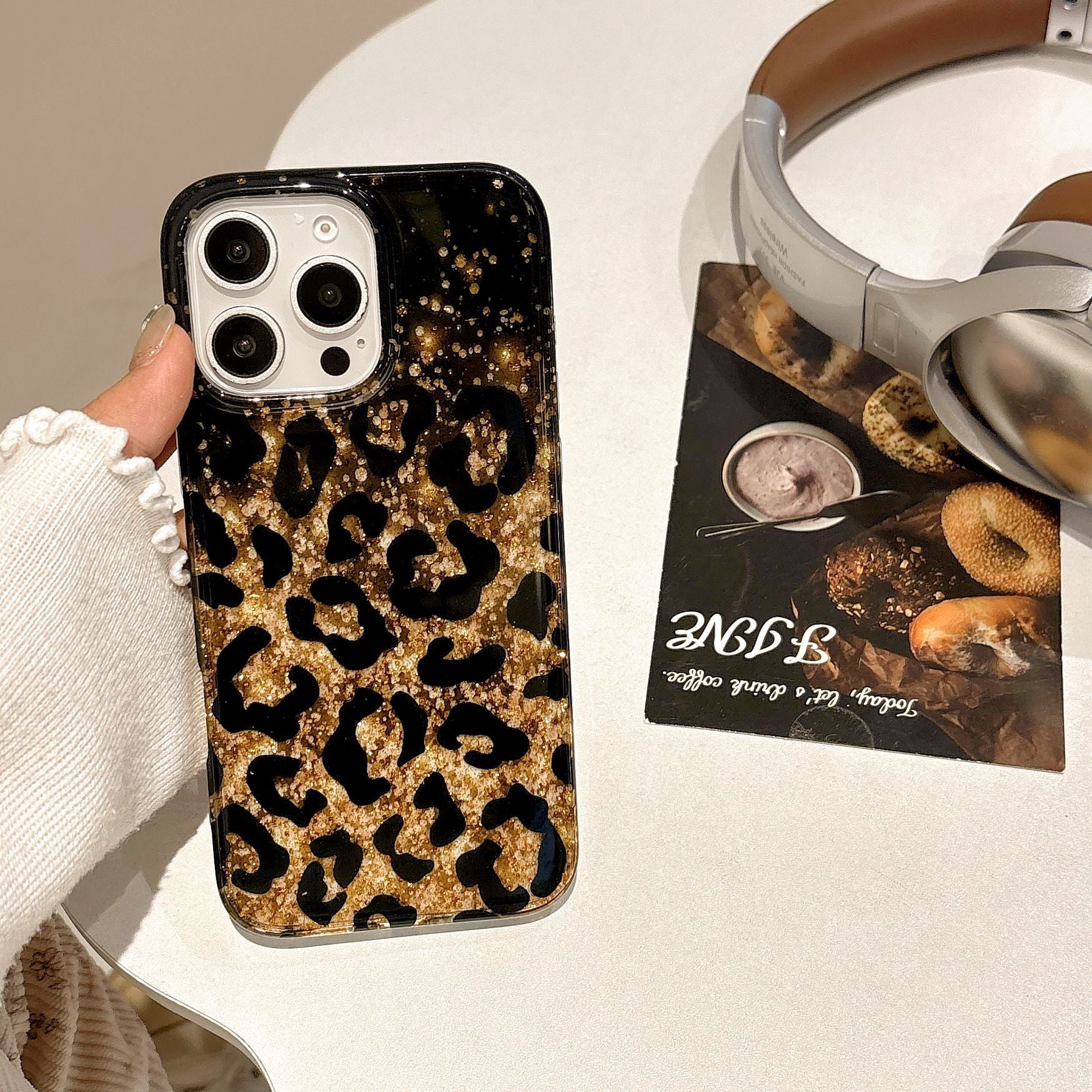 Leopard Print Drop-resistant iPhone Case