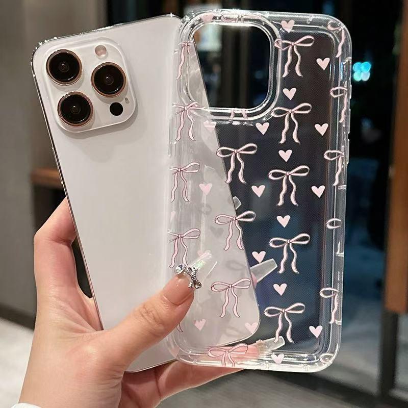 Girl Bow Drop-resistant iPhone Case - Viexta