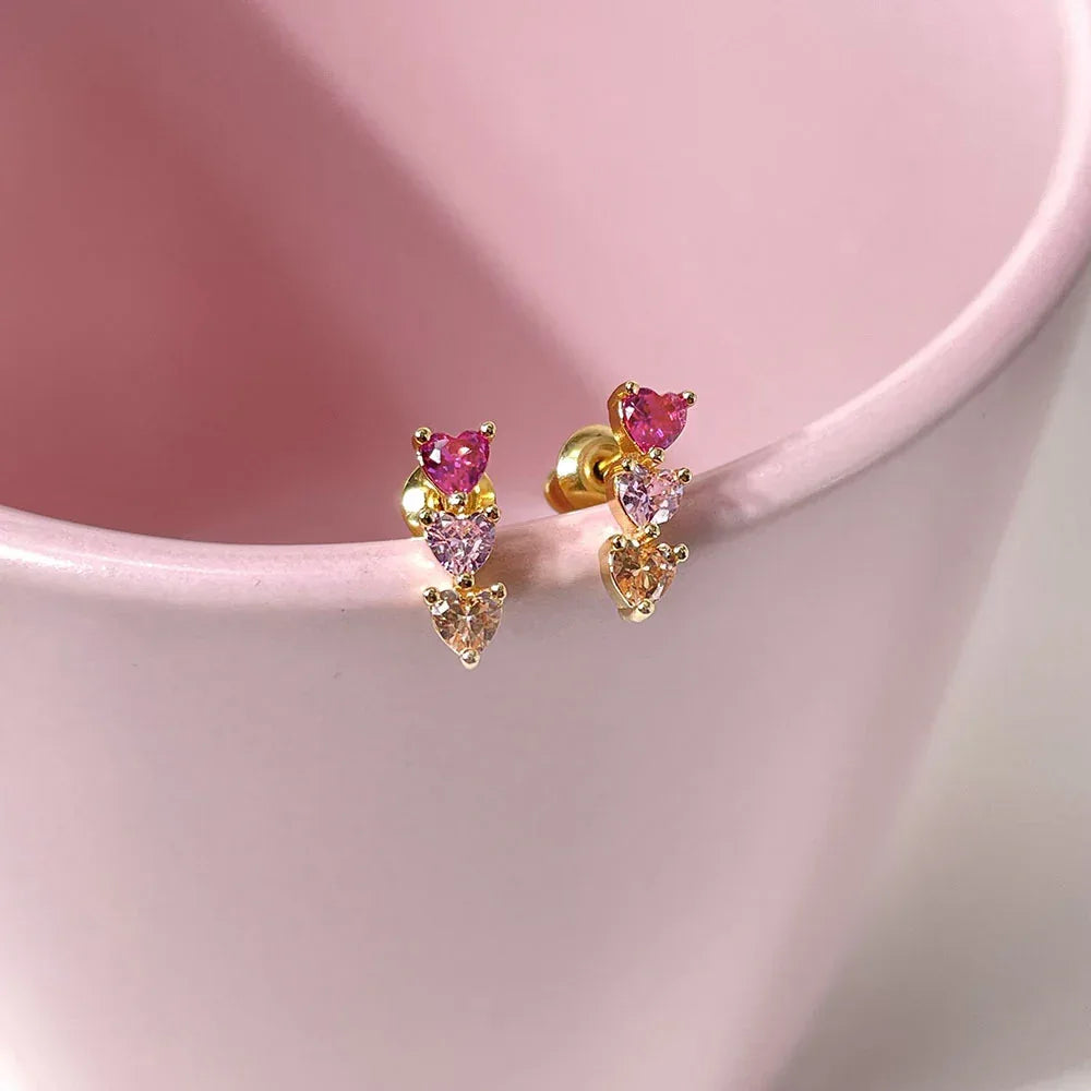 Gold Plated 18K Mini Studs - Viexta